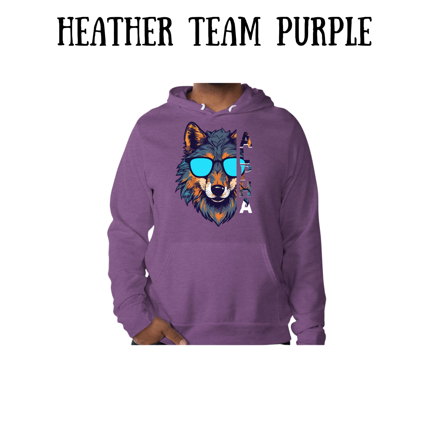 BP - Alpha - Sponge Fleece Hoodie - Blues, Purples