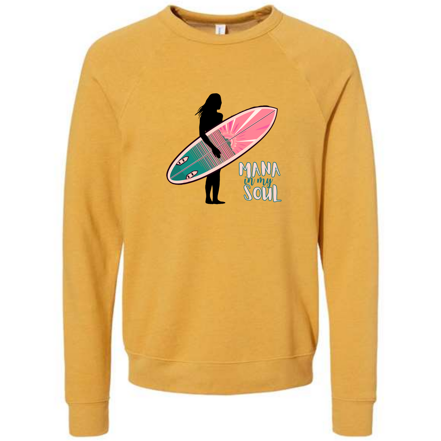 Mana in My Soul - Sponge Fleece Raglan Sweatshirt - Assorted Colors