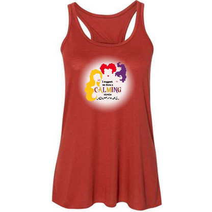 HP - Calming Circle - Women's Flowy Racerback Tank