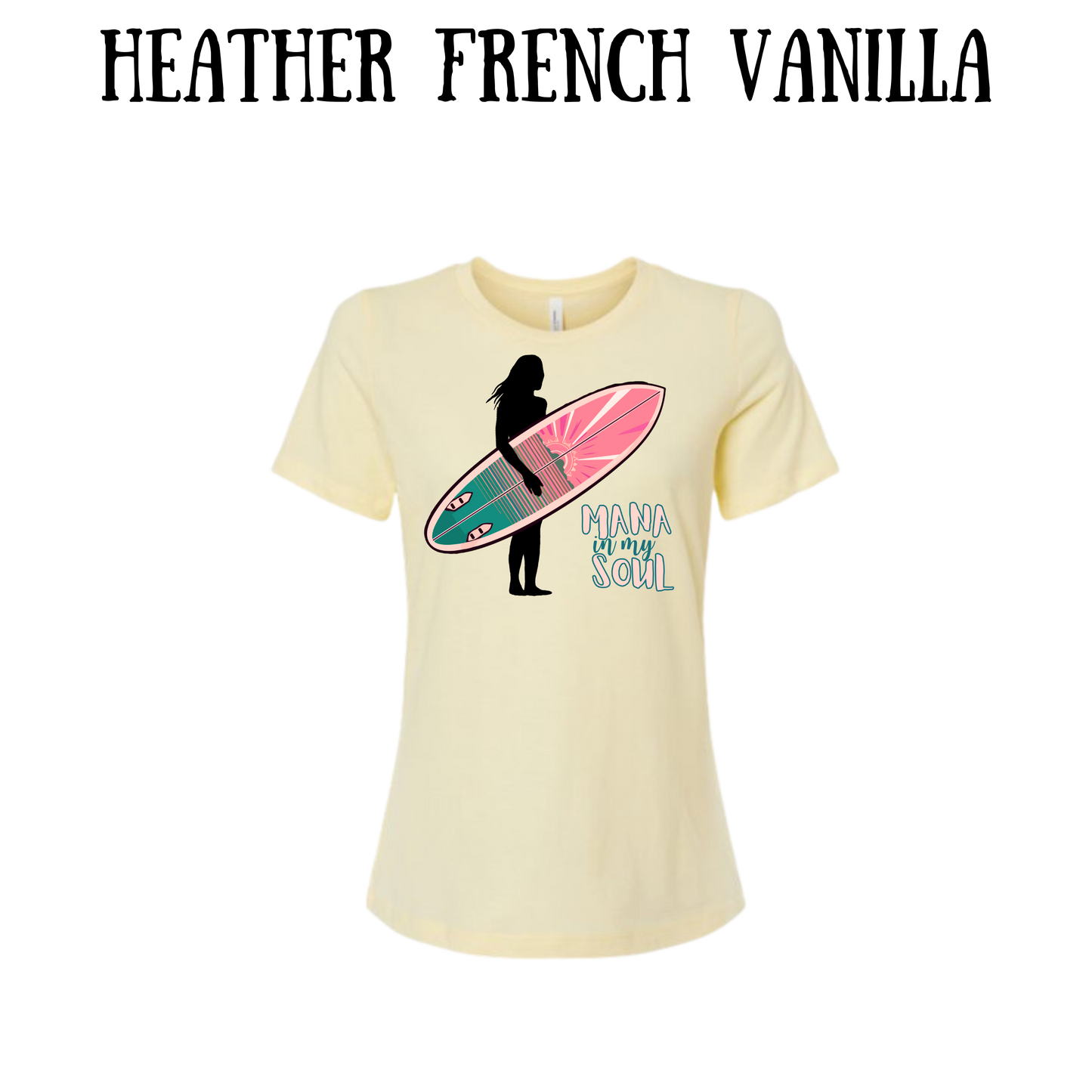 VP - Mana in My Soul - Women's Relaxed Fit Tee - Neutrals