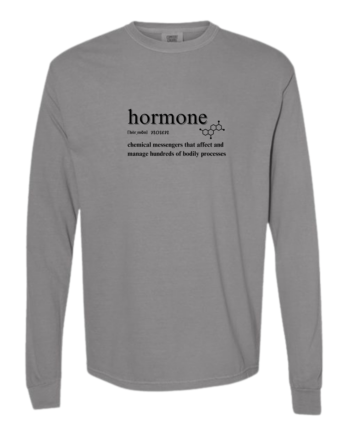 Hormone - Comfort Colors - Heavyweight Long Sleeve Tee - Neutral Colors