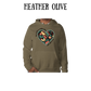 The World is a Better Place With YOU in it - Sponge Fleece Hoodie - Greens, Neutrals