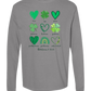 Galatians 5 - St Patrick's Day - Comfort Colors - Heavyweight Long Sleeve Tee - Neutral Colors