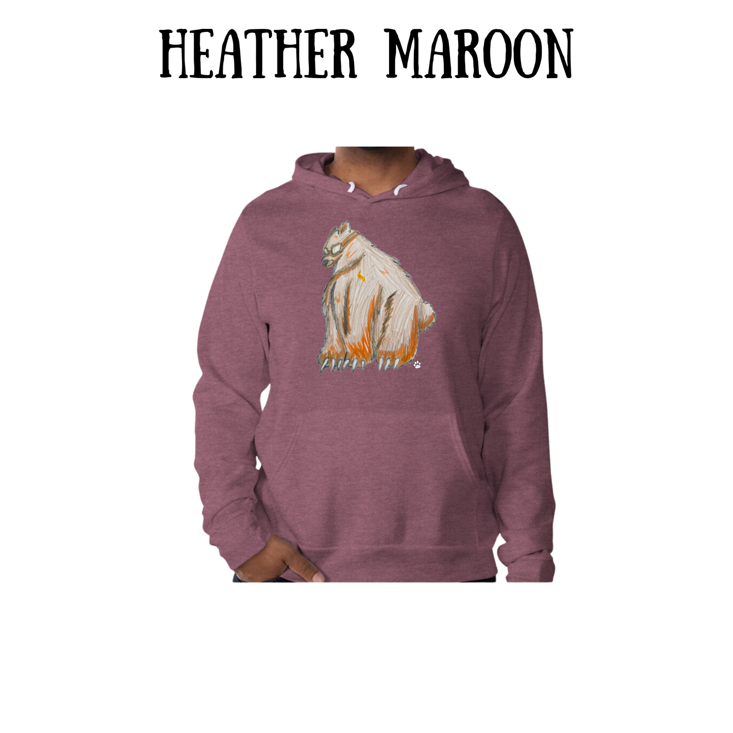 AC - Muscle Bear - Sponge Fleece Hoodie - Assorted Colors