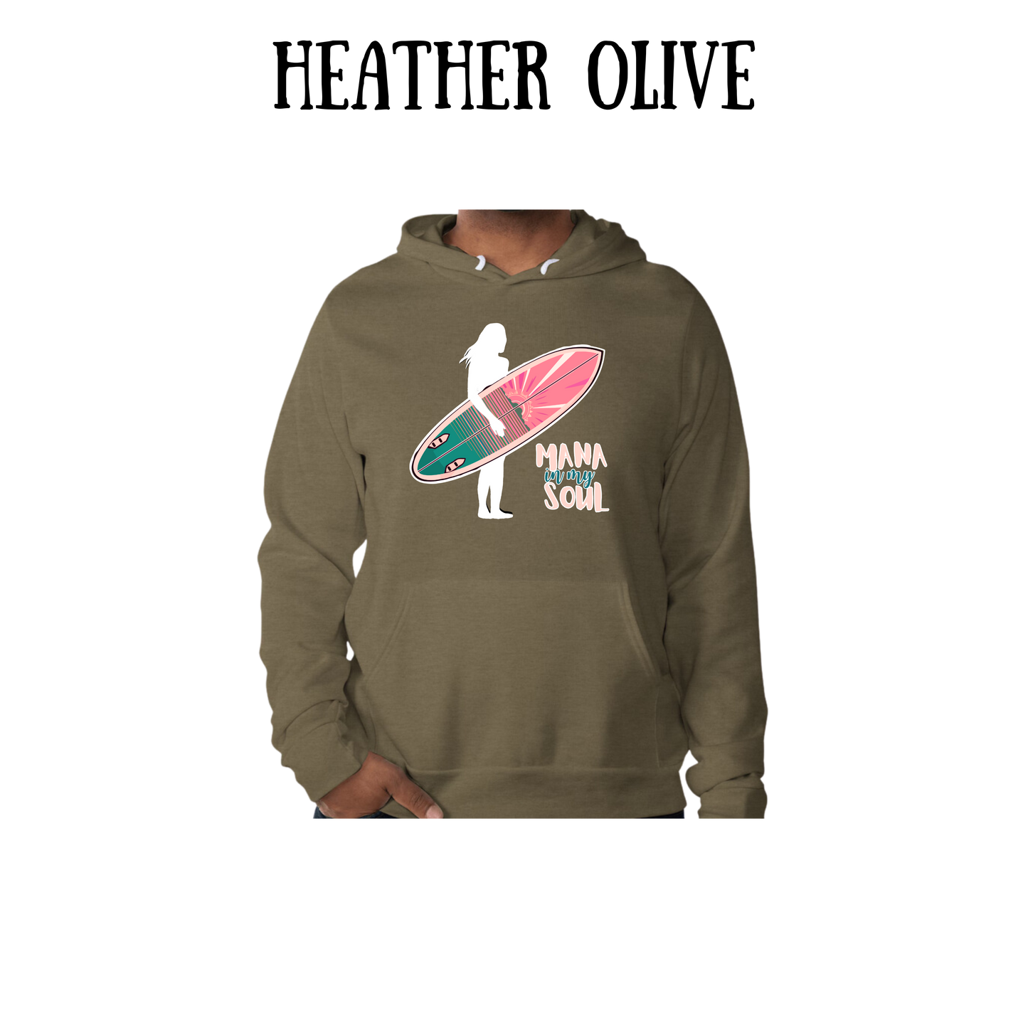 VP - Mana in My Soul - Sponge Fleece Hoodie - Greens, Neutrals