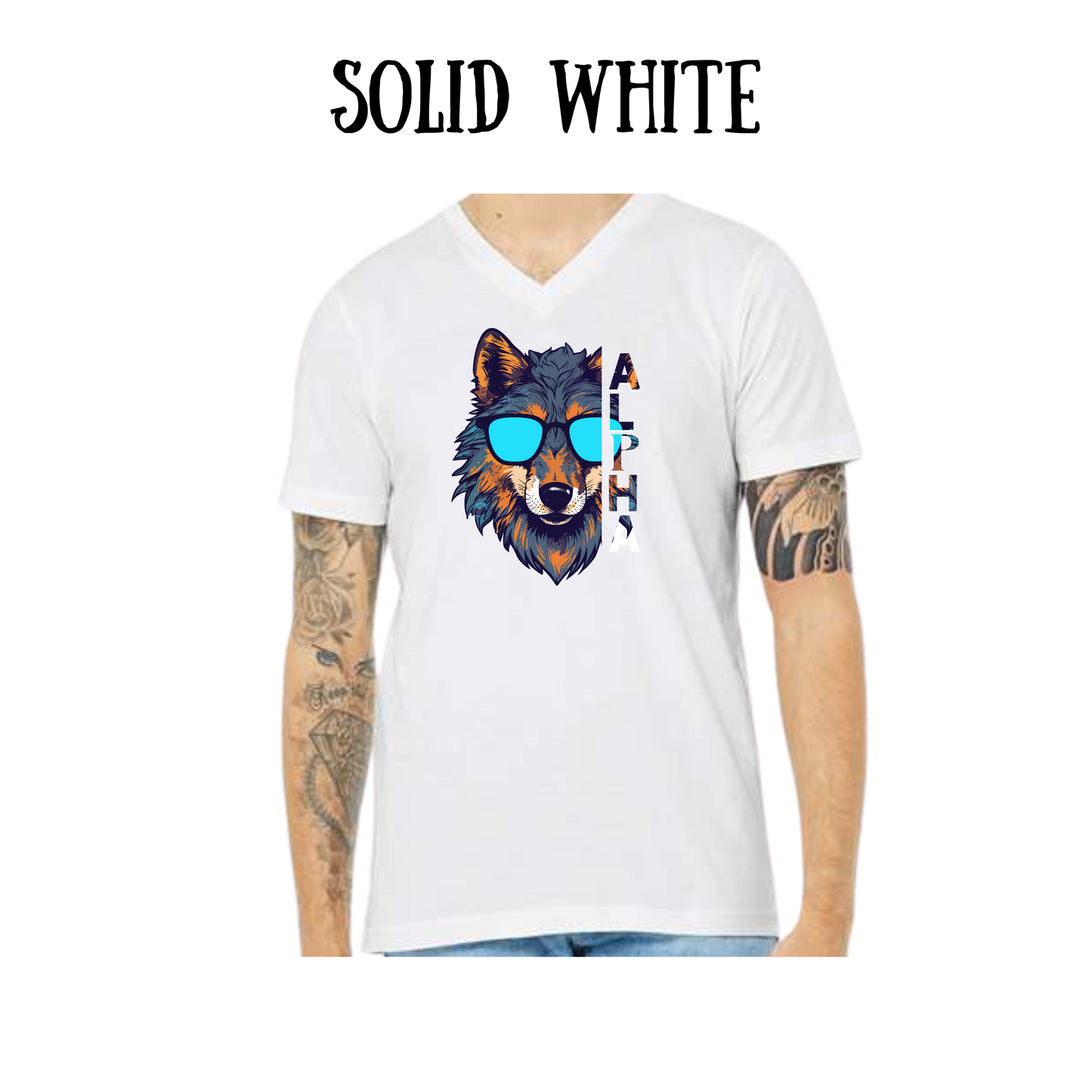 BP - Alpha - Unisex V-Neck - Neutral Colors