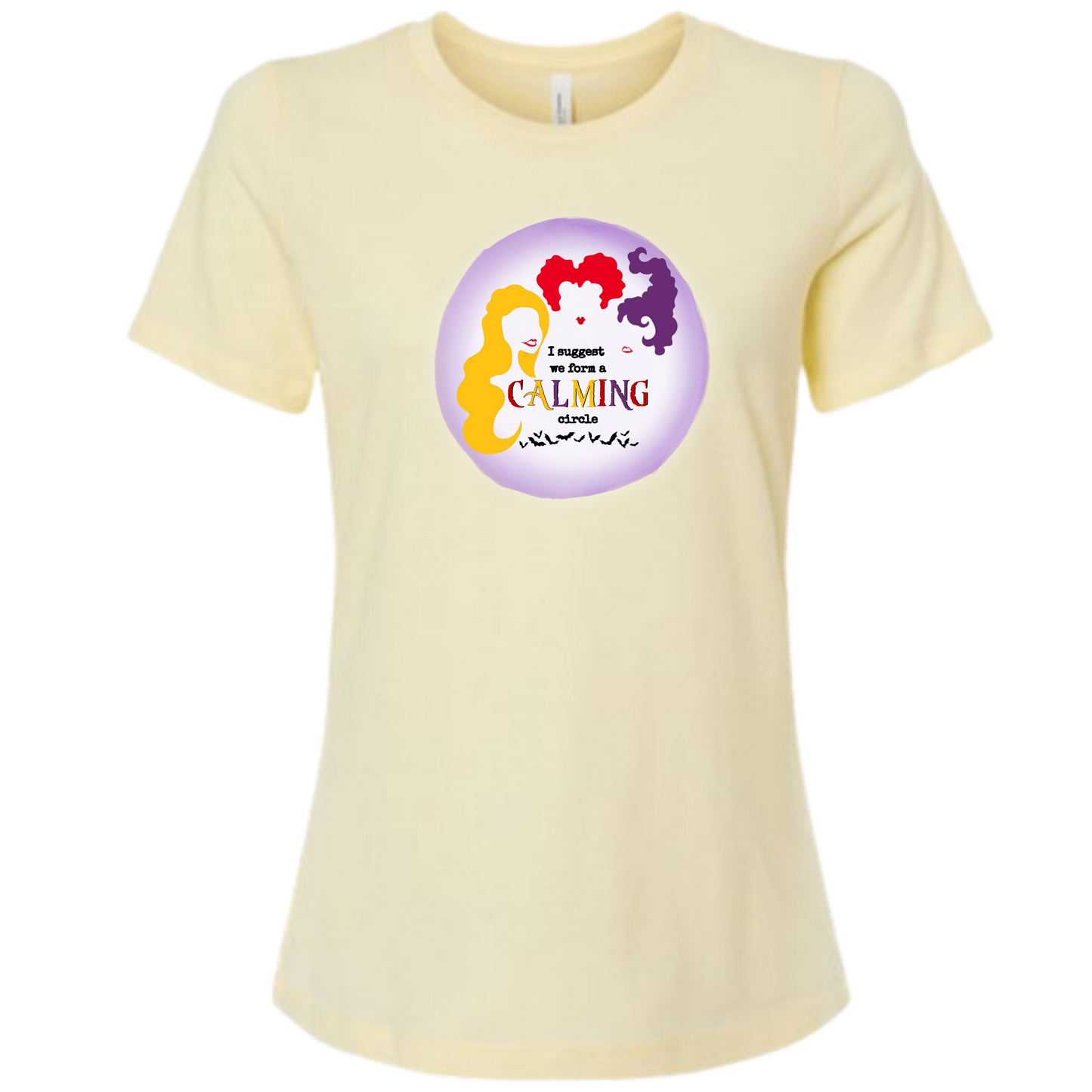 Calming Circle - Women's Relaxed Fit Tee - Neutrals