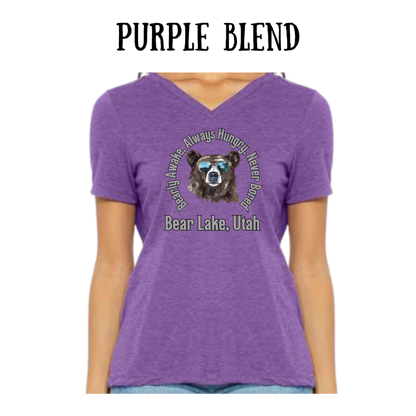 CP - Bear Lake Utah - Women's V-Neck - Assorted Colors