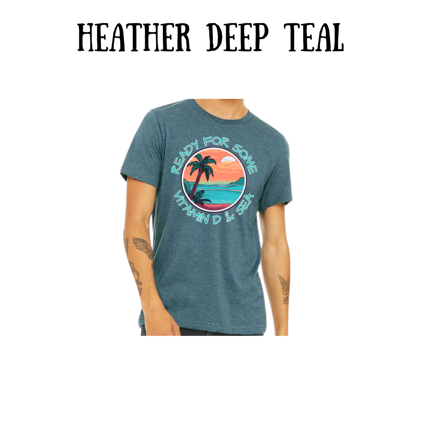 VP - Ready For Some Vitamin D & Sea - Unisex Tee - Blues