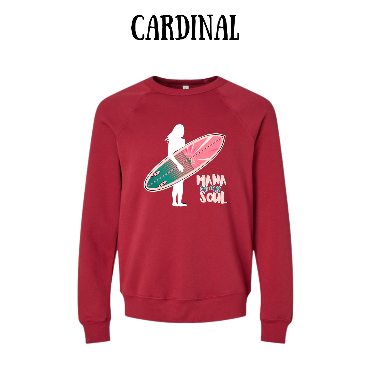 VP - Mana in My Soul - Sponge Fleece Raglan Sweatshirt - Assorted Colors