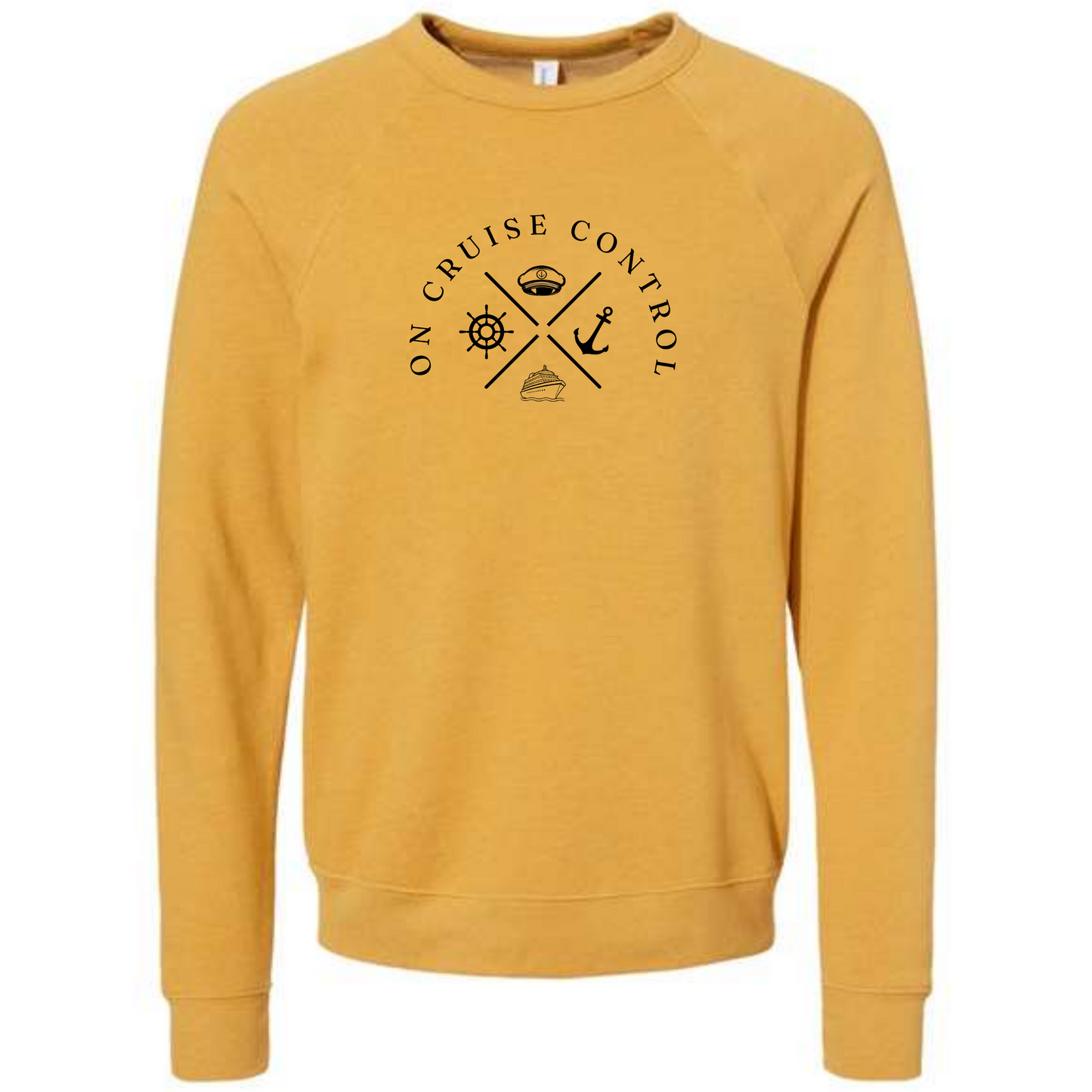 On Cruise Control - Sponge Fleece Raglan Sweatshirt - Assorted Colors