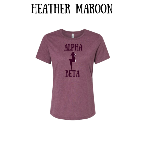 Beta to Alpha - Women's Relaxed Fit Tee - Assorted Colors
