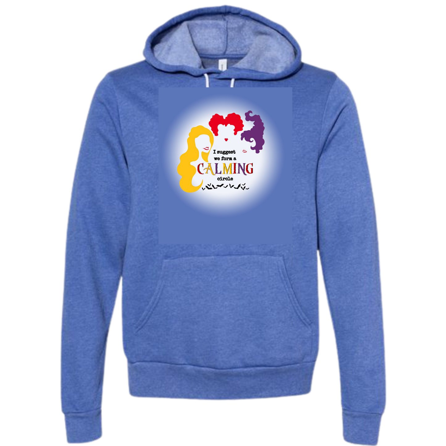 Calming Circle - Sponge Fleece Hoodie - Blues, Purples