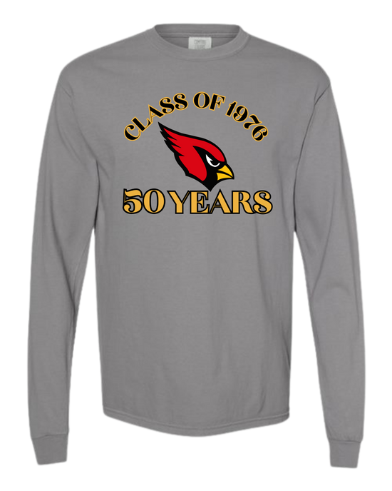 CUHS 50 Years - Comfort Colors - Heavyweight Long Sleeve Tee - Assorted Colors
