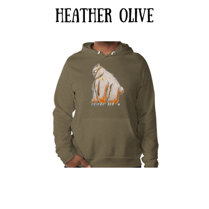 AC - Muscle Bear - Sponge Fleece Hoodie - Greens, Neutrals