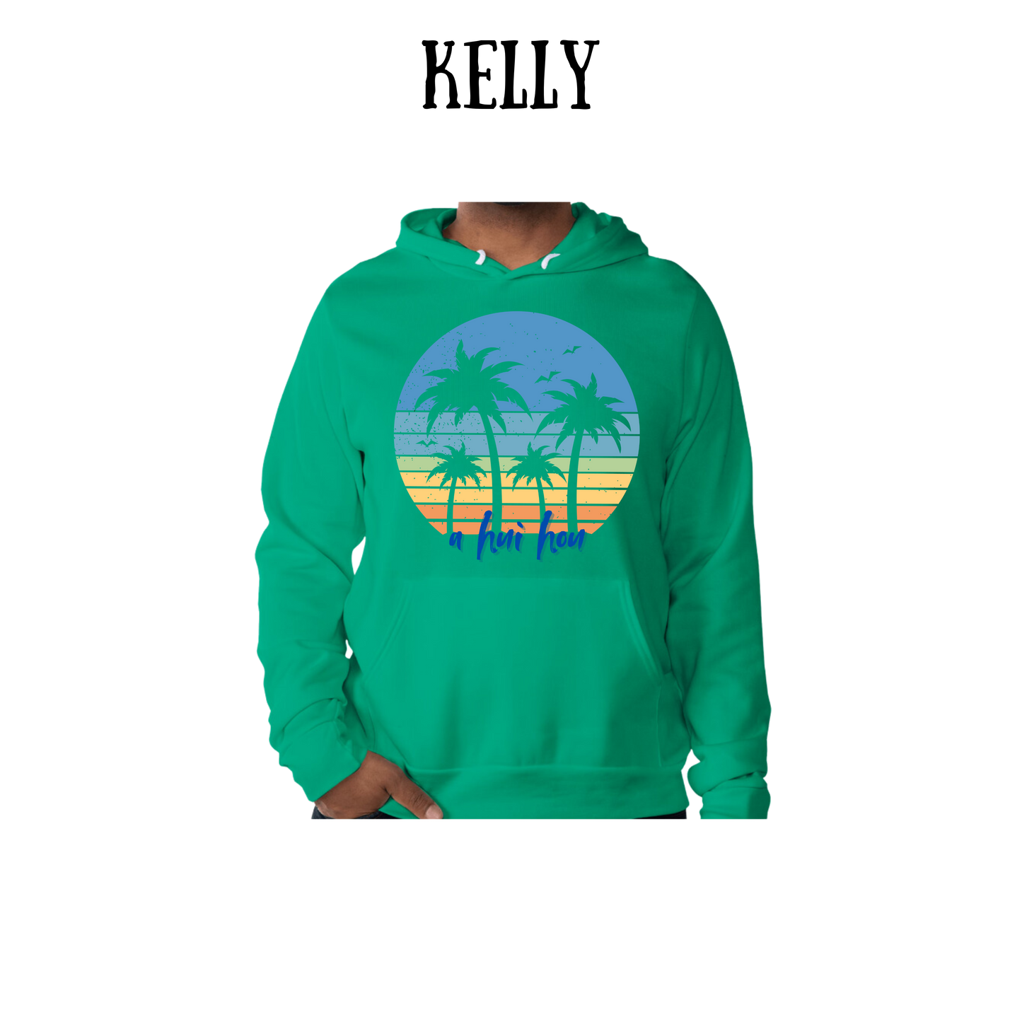 VP - A Hui Hou - Sponge Fleece Hoodie - Greens, Neutrals