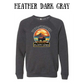CP - Yellowstone: Fluffy Cows - Sponge Fleece Raglan Sweatshirt - Greens, Neutrals