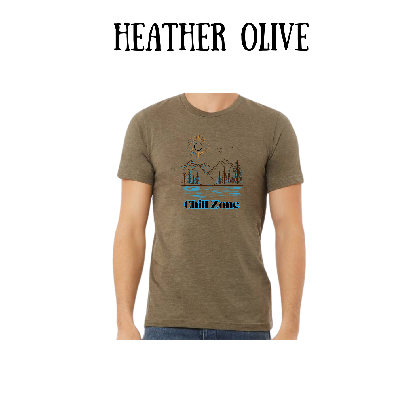 CP - Chill Zone - Unisex Tee - Greens