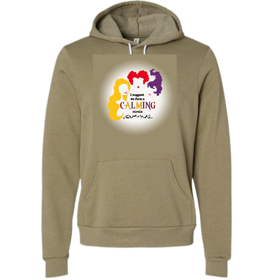 Calming Circle - Sponge Fleece Hoodie - Greens, Neutrals