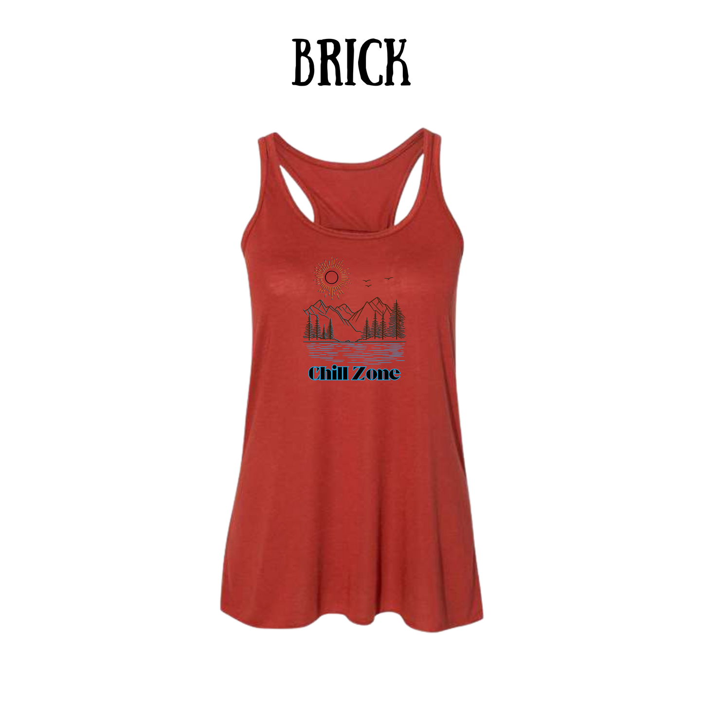 CP - Chill Zone - Women's Flowy Racerback Tank