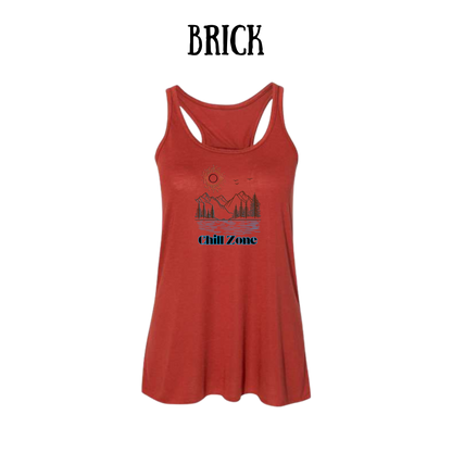 CP - Chill Zone - Women's Flowy Racerback Tank