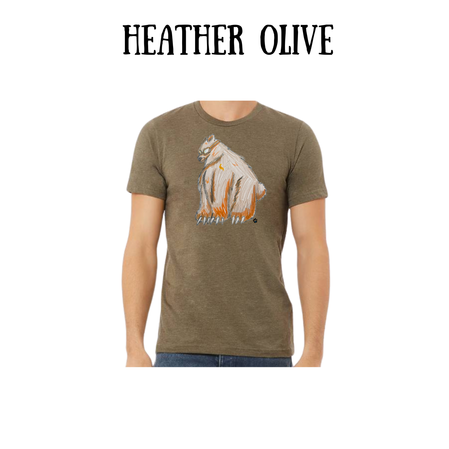 AC - Muscle Bear - Unisex Tee - Greens