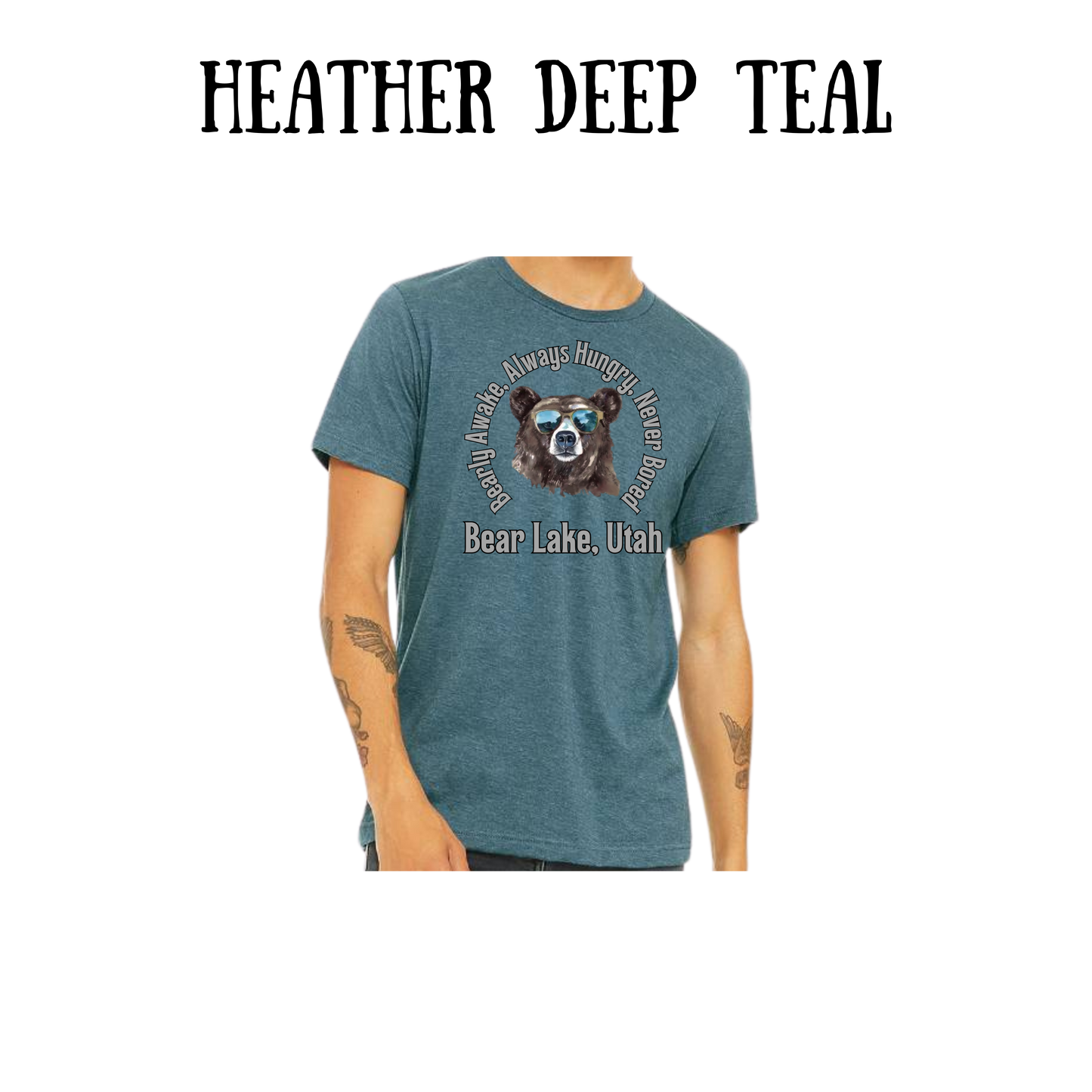 CP - Bear Lake Utah - Unisex Tee - Blues