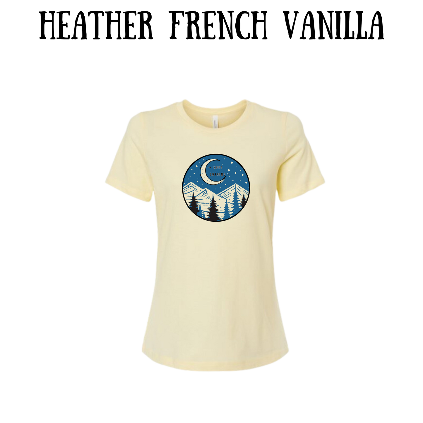 OP - Keep Shining - Women's Relaxed Fit Tee - Neutrals