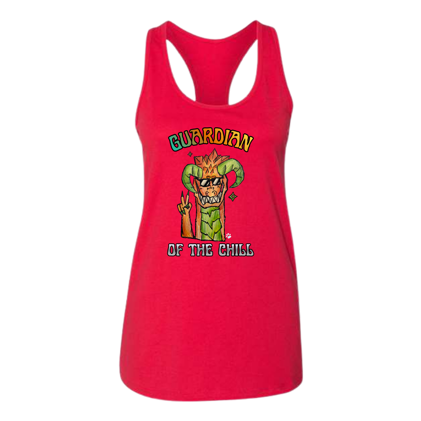 Guardian of The Chill - Bella+Canvas - Women's Jersey Racerback Tank