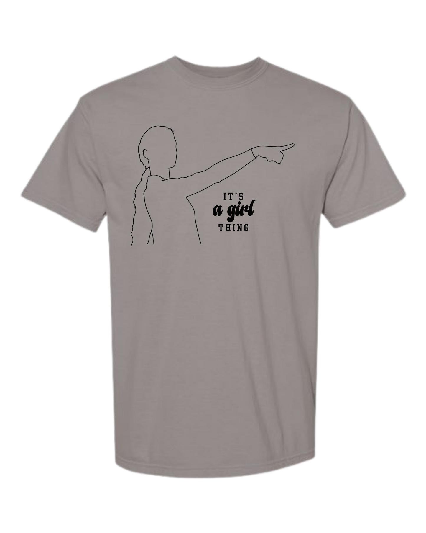 It's A Girl Thing - Comfort Colors - Heavyweight Unisex Tee - Neutral Colors