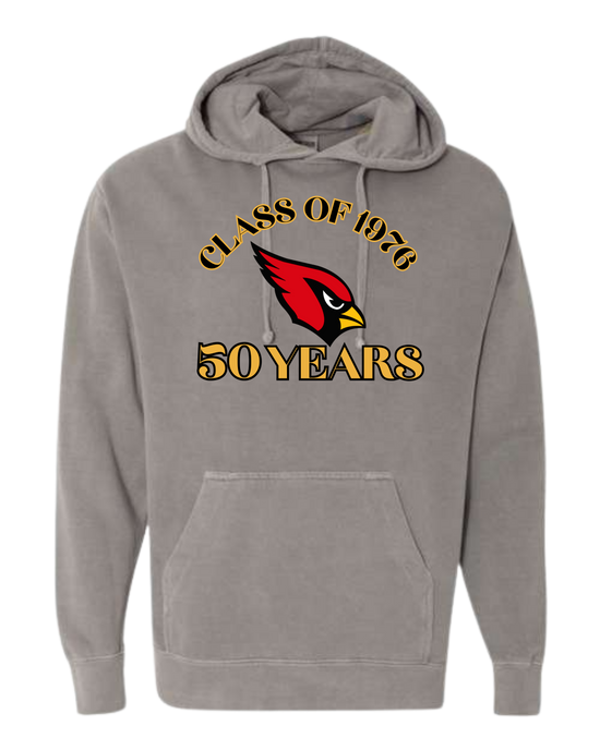 CUHS 50 Years - Comfort Colors - Hooded Sweatshirt - Assorted Colors
