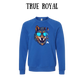 BP - Alpha - Sponge Fleece Raglan Sweatshirt - Blues, Purples