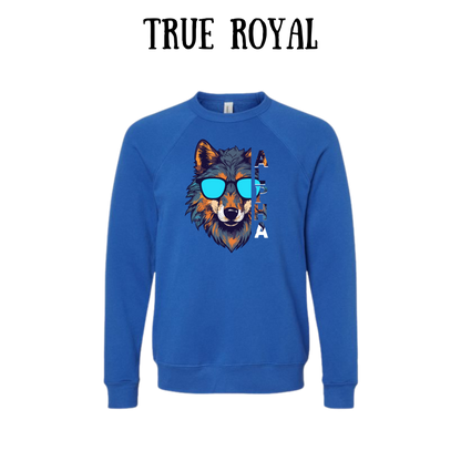 BP - Alpha - Sponge Fleece Raglan Sweatshirt - Blues, Purples