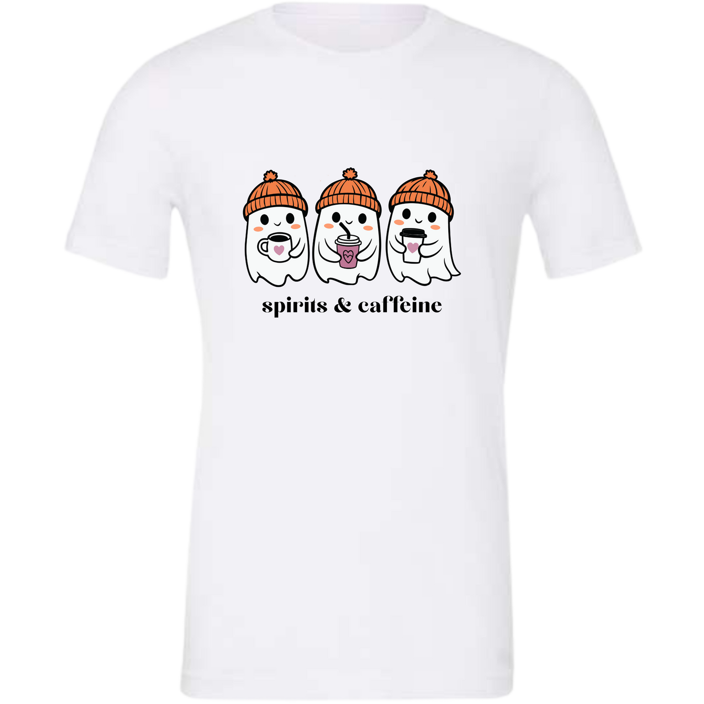 Spirits & Caffeine - Unisex Tee - Neutrals