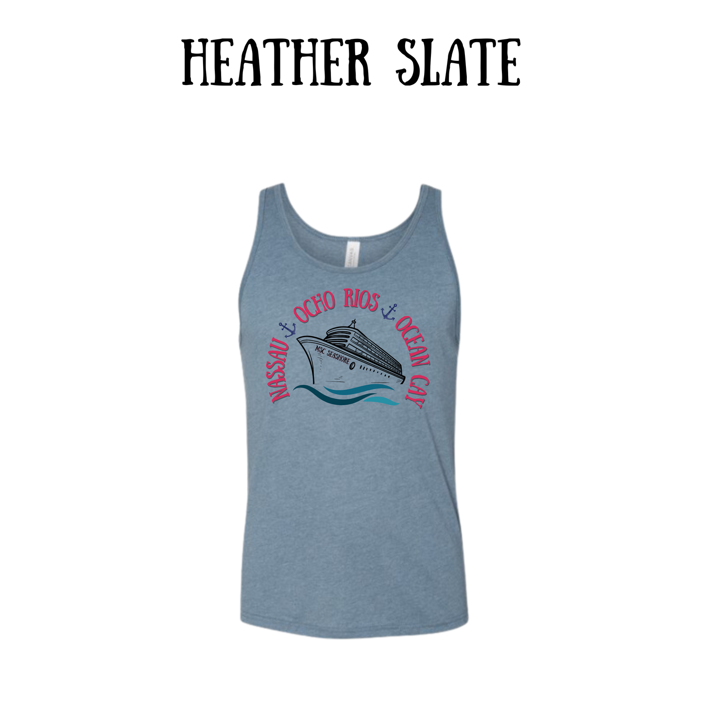 VP - MSC Seashore - Unisex Tank