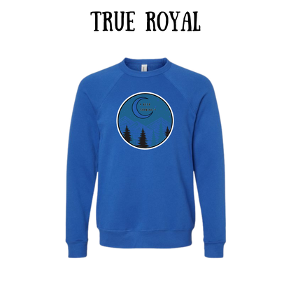 CP - Keep Shining - Sponge Fleece Raglan Sweatshirt - Blues, Purples