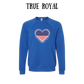 PP - One Nation One Heart - Sponge Fleece Raglan Sweatshirt - Blues, Purples