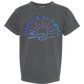 Sunsets & No Regrets - Comfort Colors - Heavyweight Youth Tee - Neutral Colors & Blues