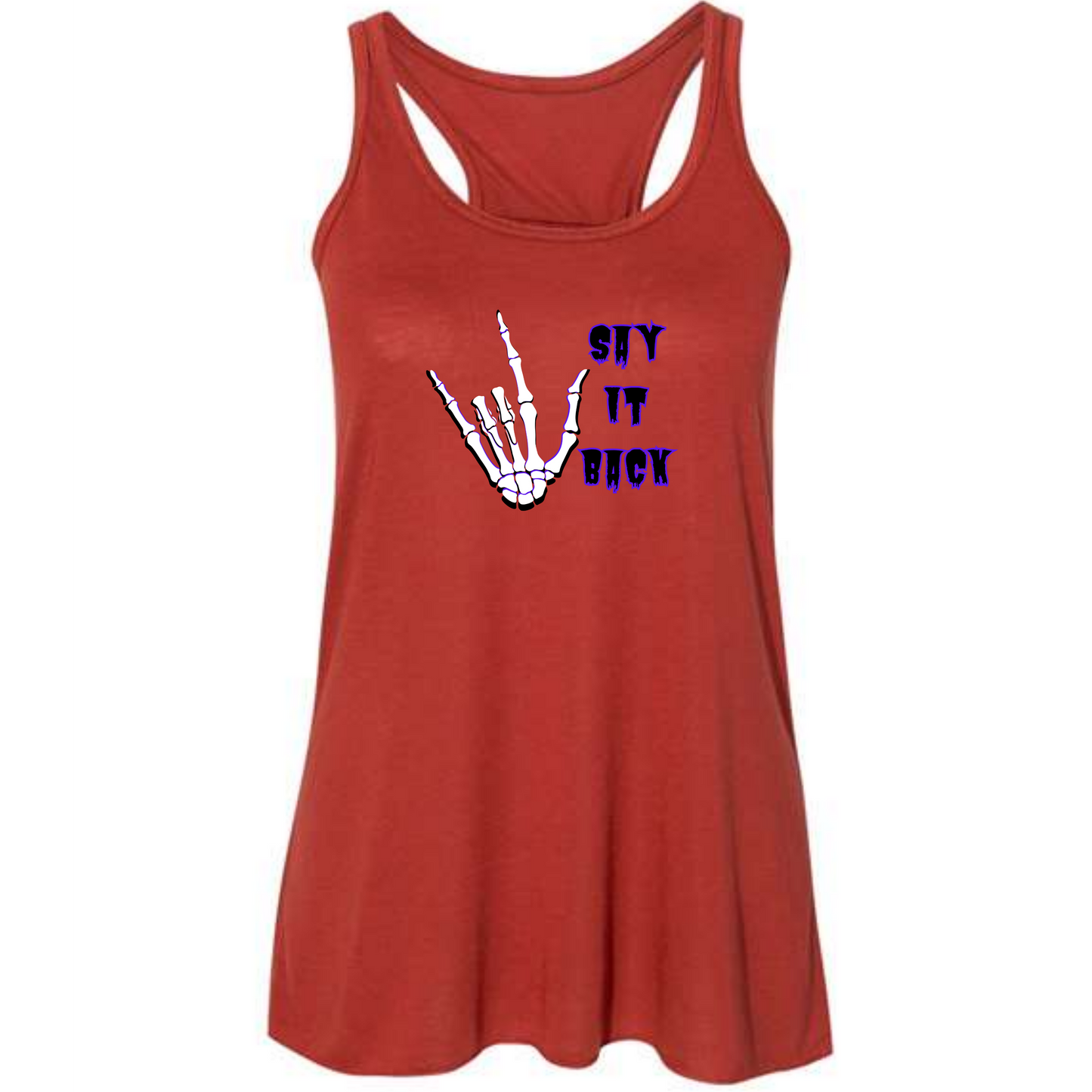 I Love You, Say It Back - Women's Flowy Racerback Tank