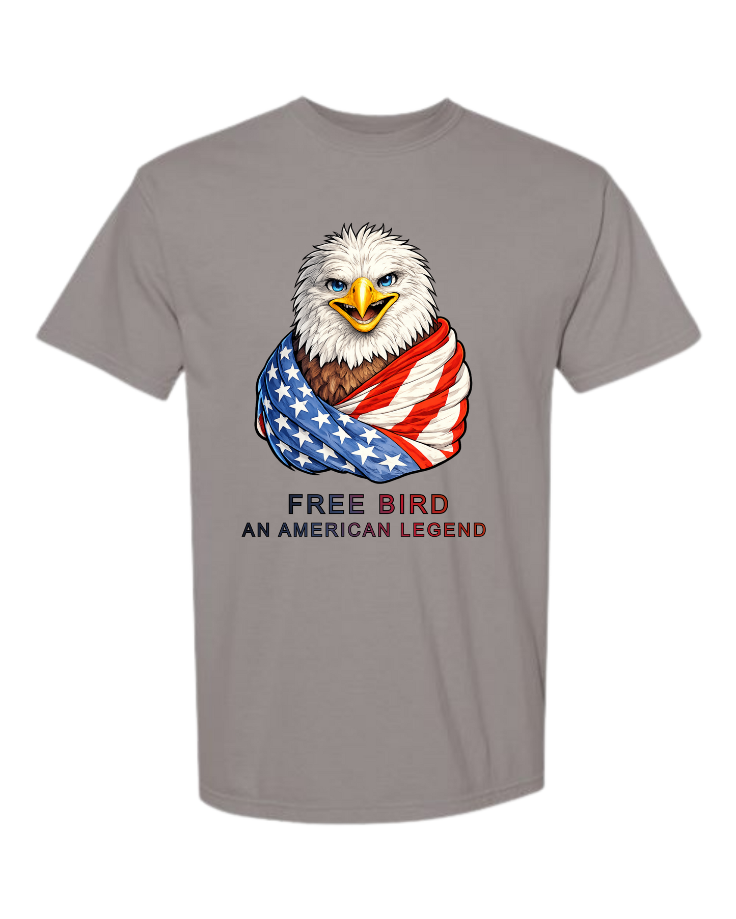 Free Bird An American Legend - Comfort Colors - Heavyweight Unisex Tee - Neutral Colors