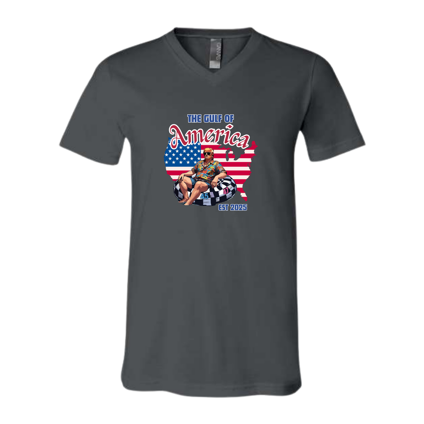 The Gulf of America - Bella+Canvas - Unisex V-Neck - Neutral Colors