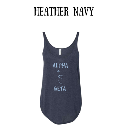 beta to alpha - women's flowy tank