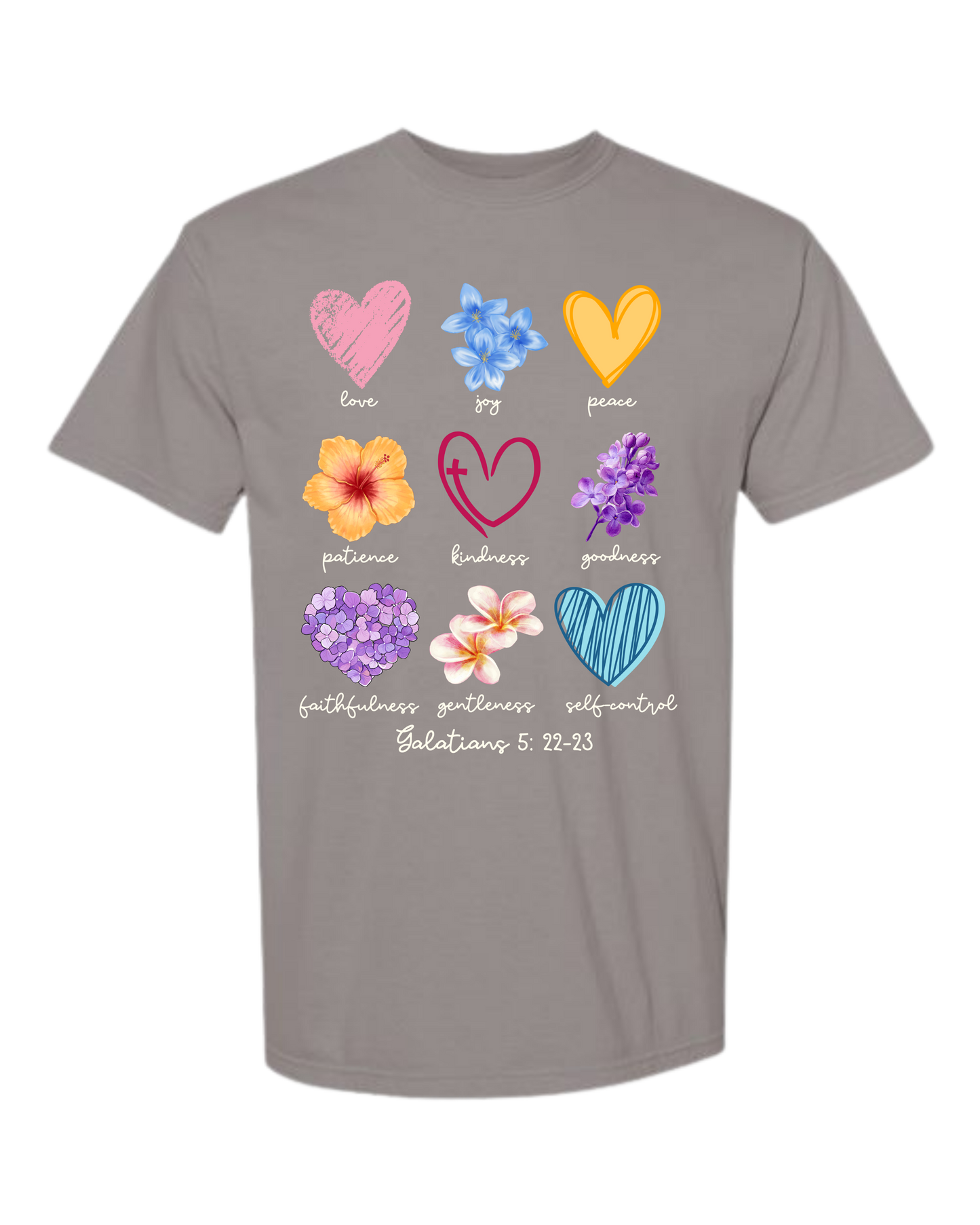 Galatians 5 - Spring - Comfort Colors - Heavyweight Unisex Tee - Neutral Colors