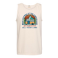 What Happens At The Campground - Comfort Colors - Unisex Tank - Neutral Colors & Blues