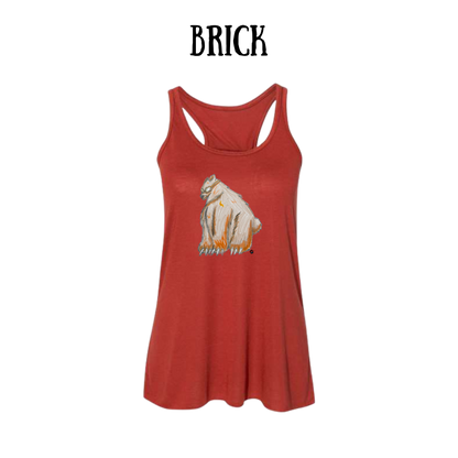 AC - Muscle Bear - Women's Flowy Racerback Tank