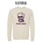 PP - Lovin' Life As A Free Bird - Sponge Fleece Raglan Sweatshirt - Greens, Neutrals
