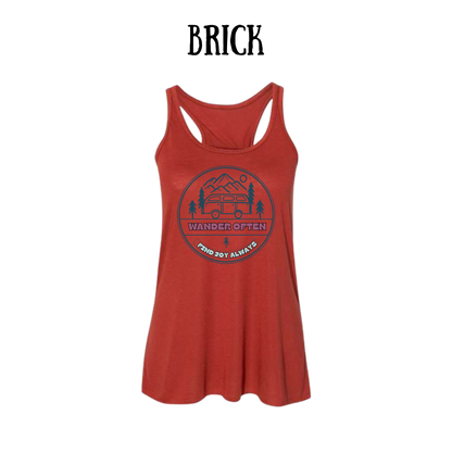 CP - Wander Often - Women's Flowy Racerback Tank