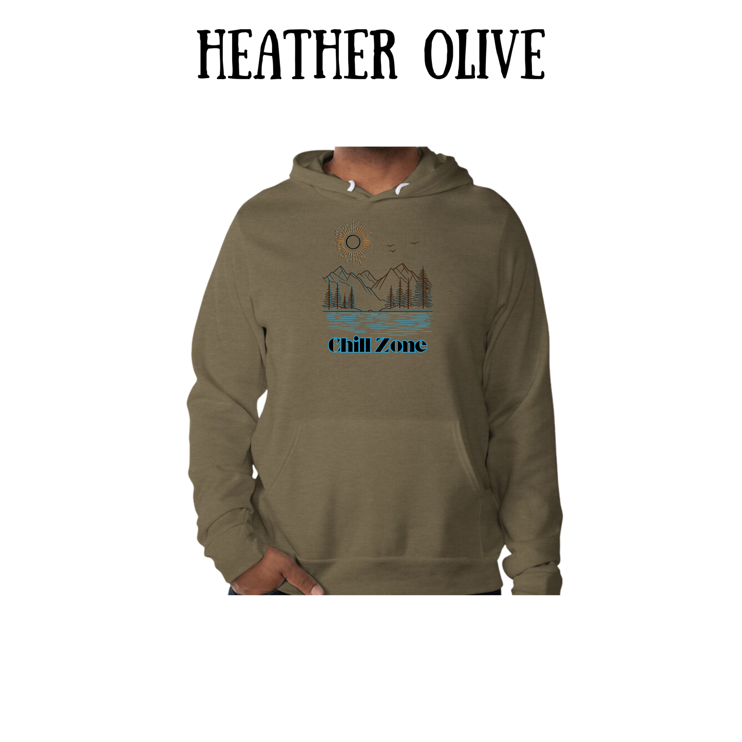 CP - Chill Zone - Sponge Fleece Hoodie - Greens, Neutrals