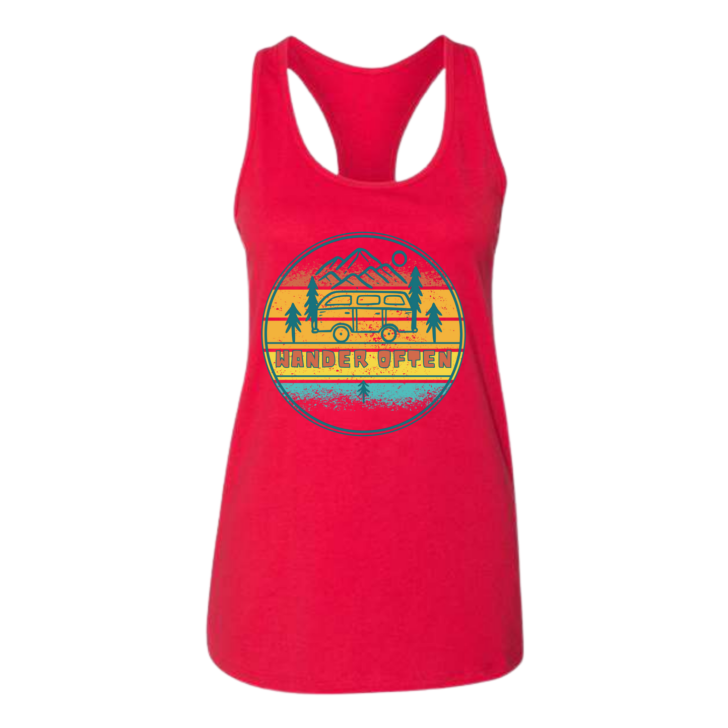 Wander Often - Bella+Canvas - Women's Jersey Racerback Tank