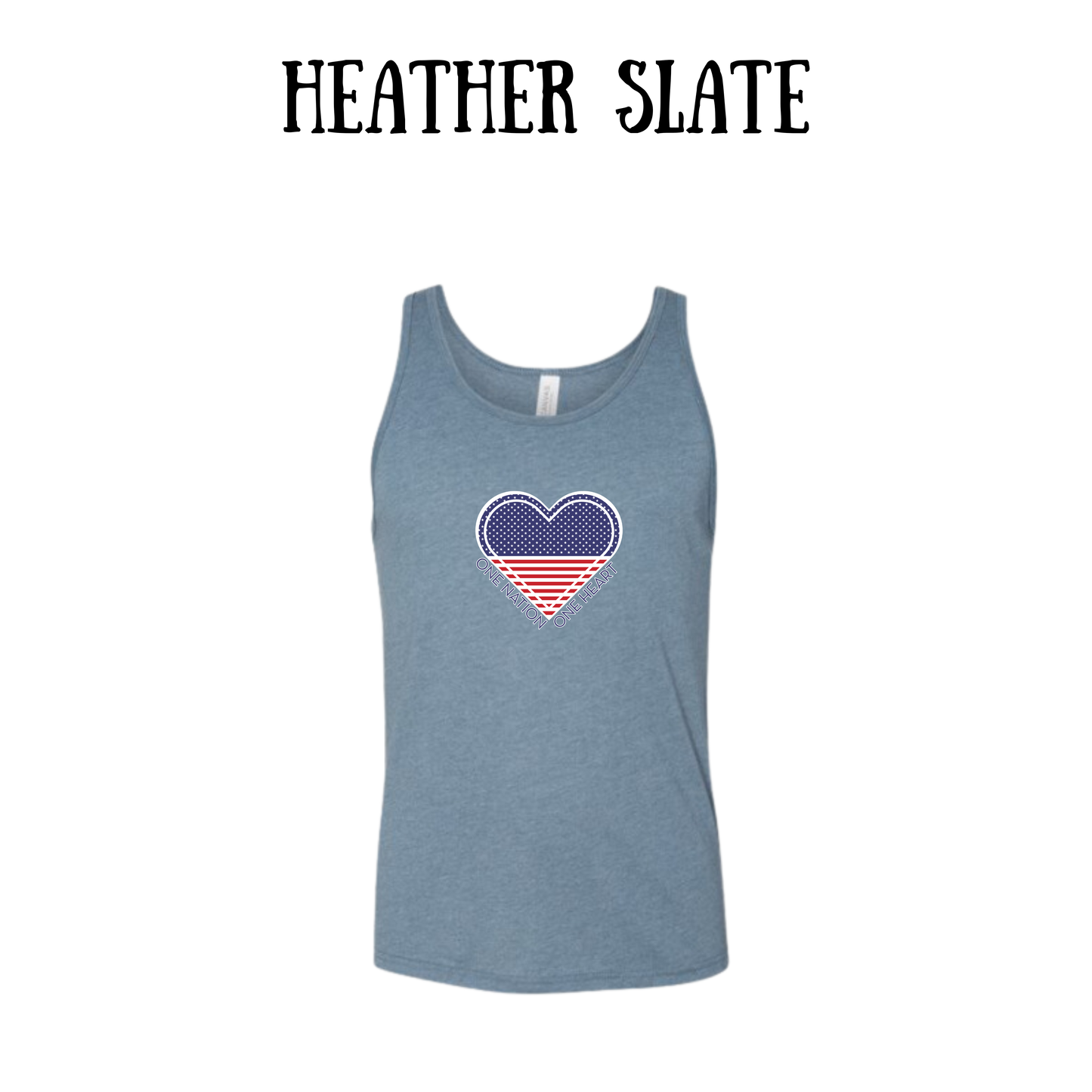 PP - One Nation One Heart - Unisex Tank